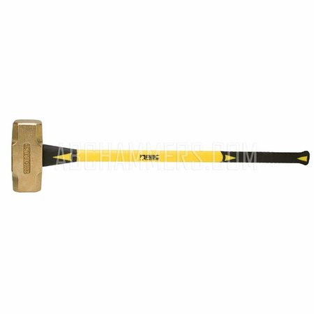ABC HAMMERS 20 lbs Brass Hammer with 32 in. Wood Handle AB1861